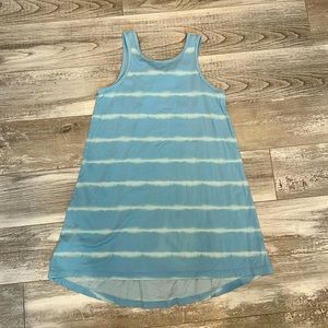Striped Baby Blue and White Tank Top